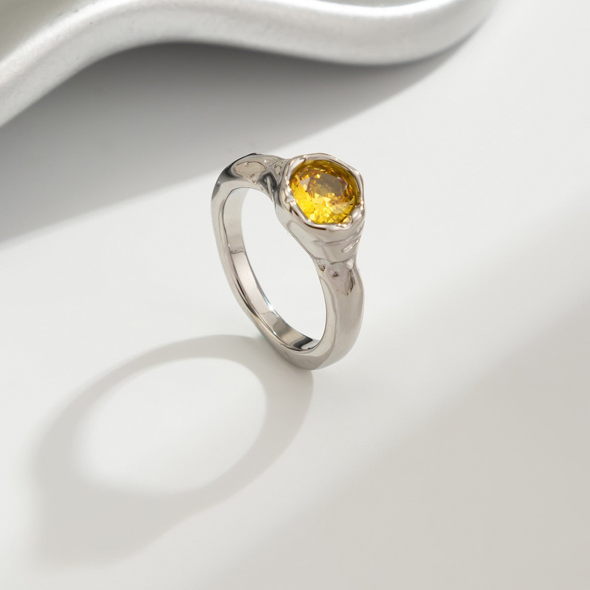 Starry night rock rings