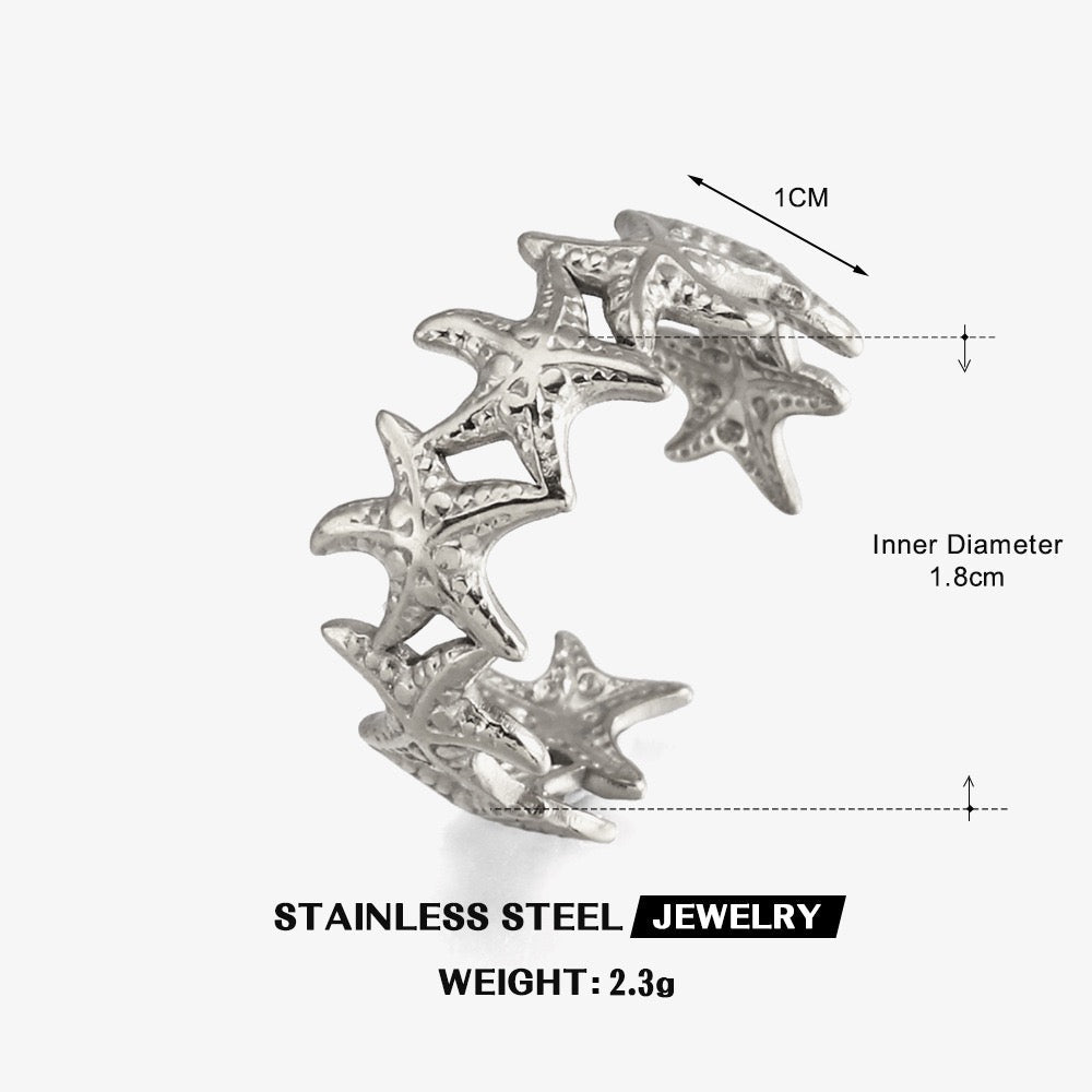 Glen classic dainty starfish earrings