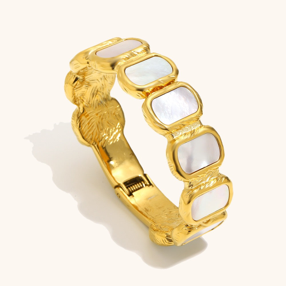 Mother of pearl grand bangle