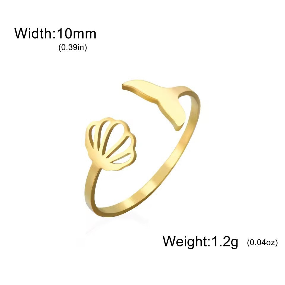 Marina Mermaid Tail Ring