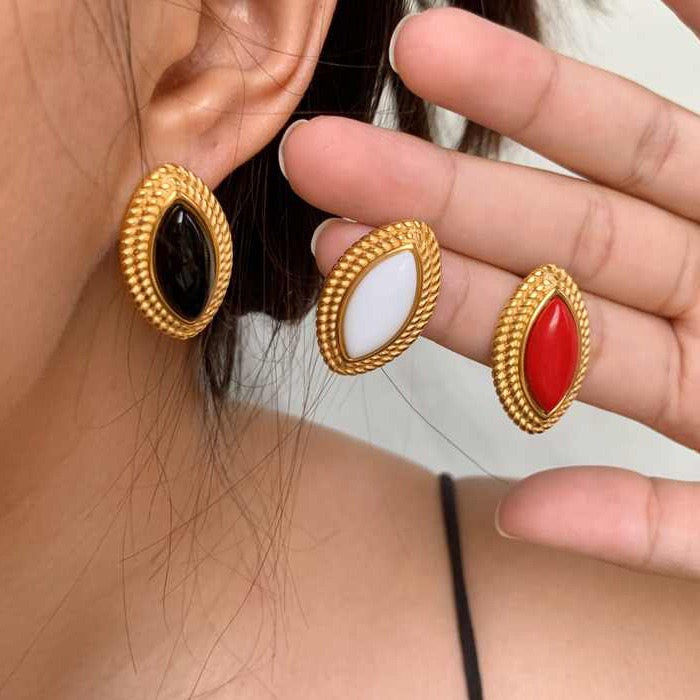 Gem vintage earrings