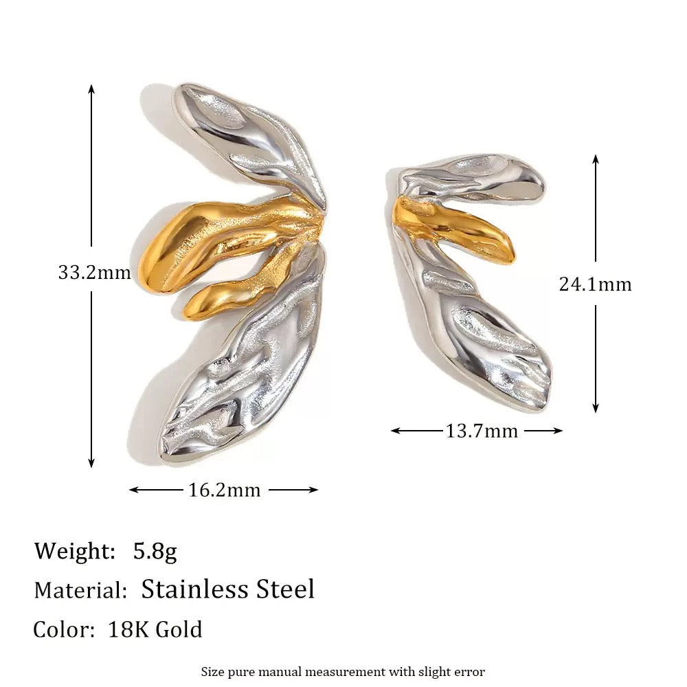 Texas square gate earrings