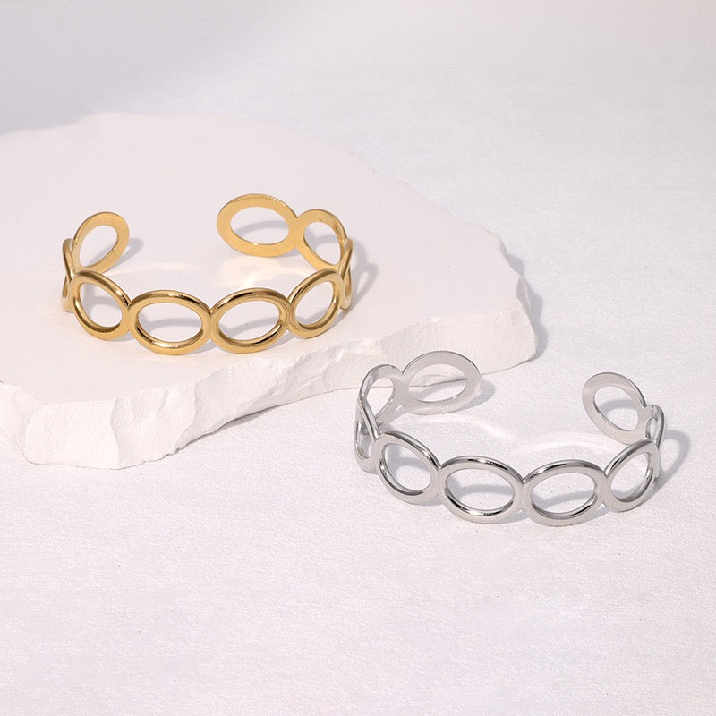 Hoop rings and bangles