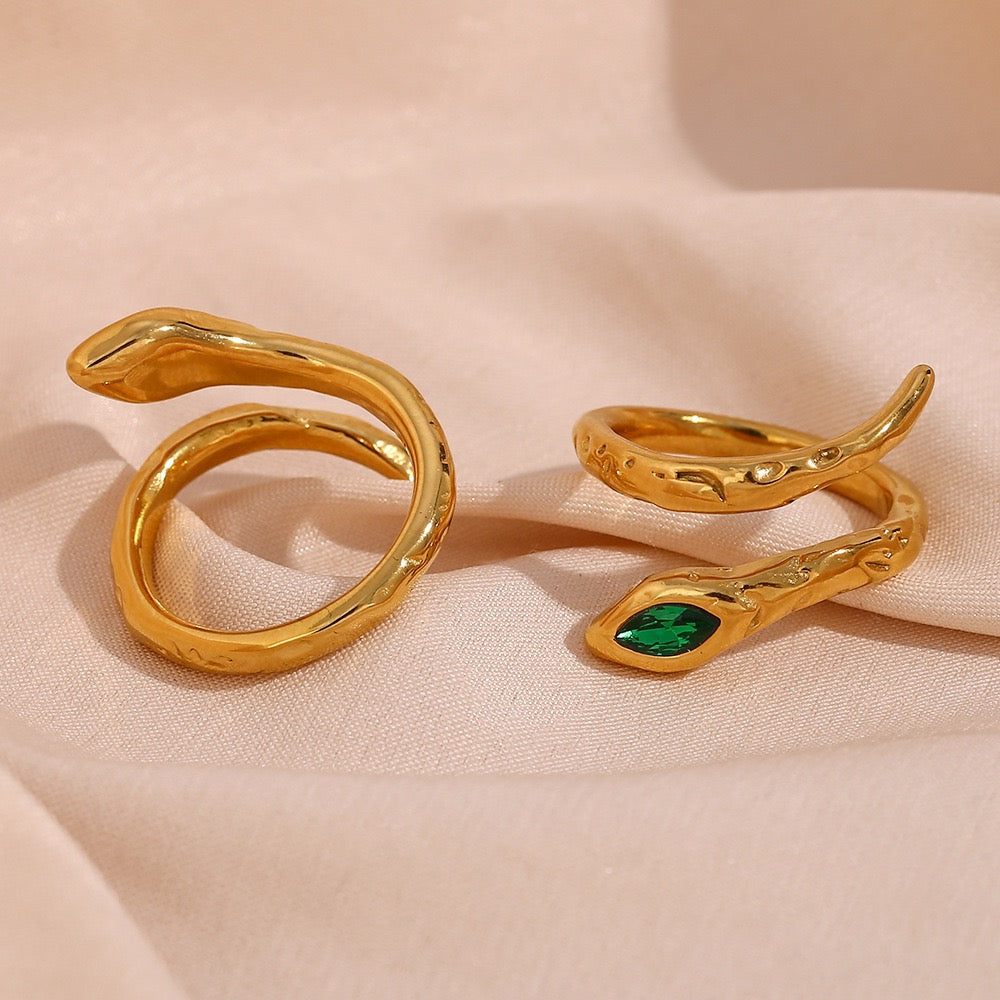 Serpentine Snake Ring