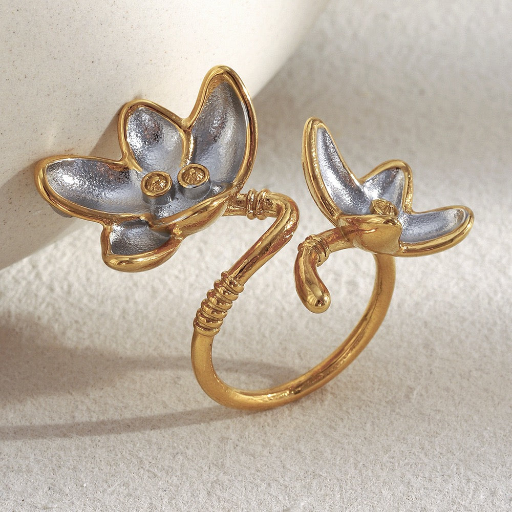 Lotus flower ring