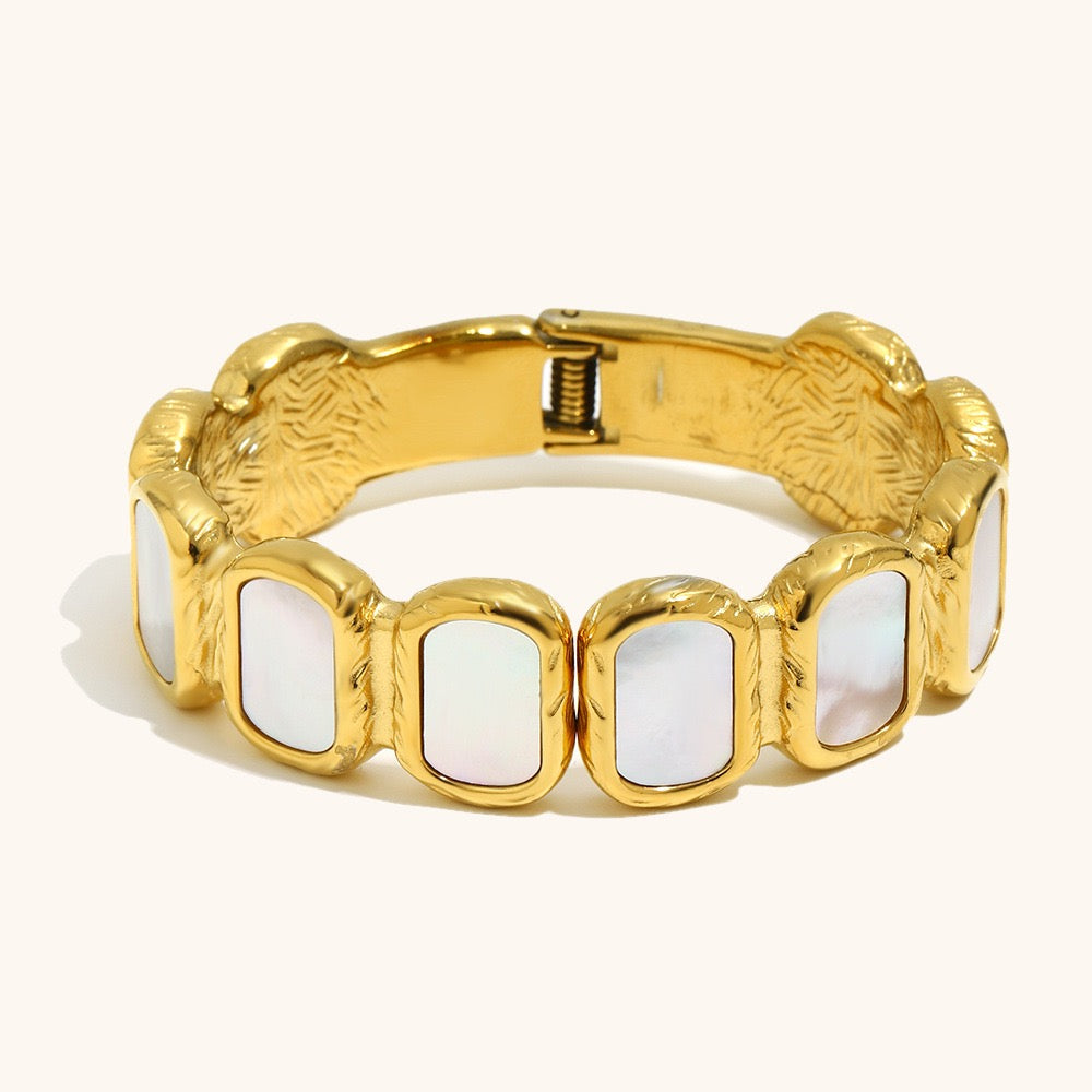 Mother of pearl grand bangle