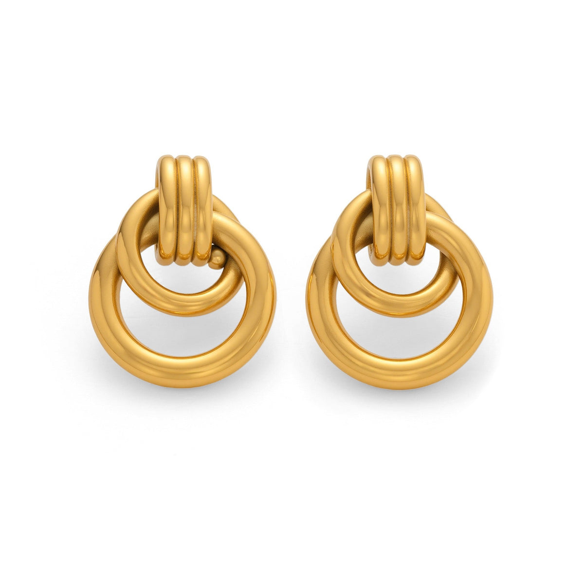 Louisa hoops abstract earrings