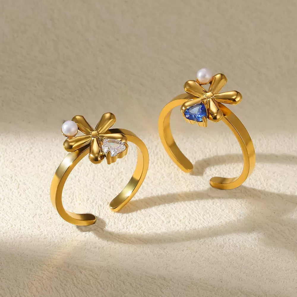 Pearly ocean starfish rings