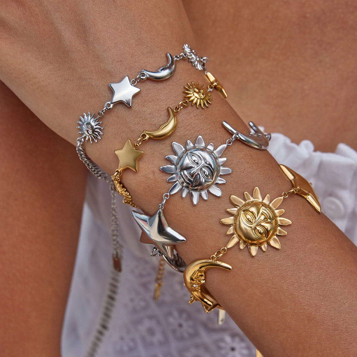 Mona Sun moon bracelet