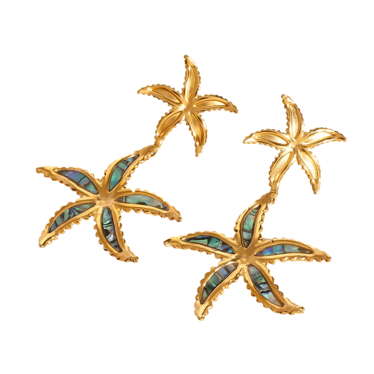 Abigail Bright dream starfish earrings