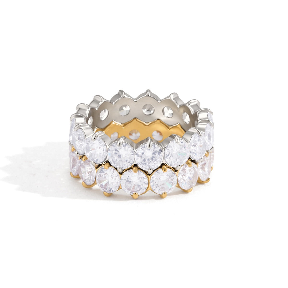 Tennis rock rings