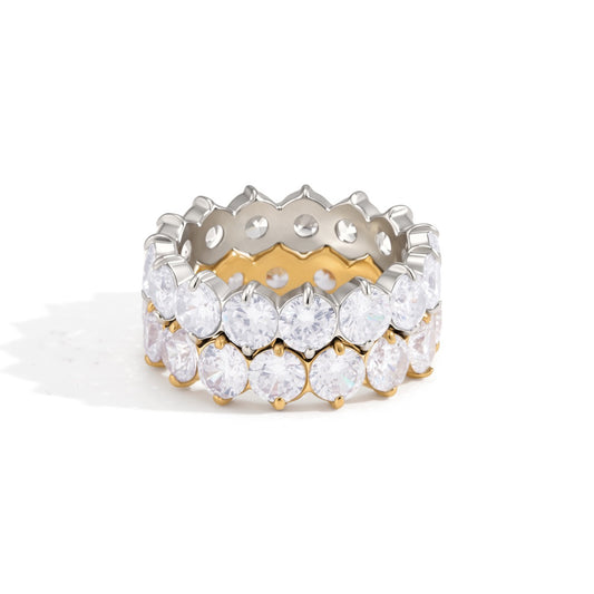 Tennis rock rings