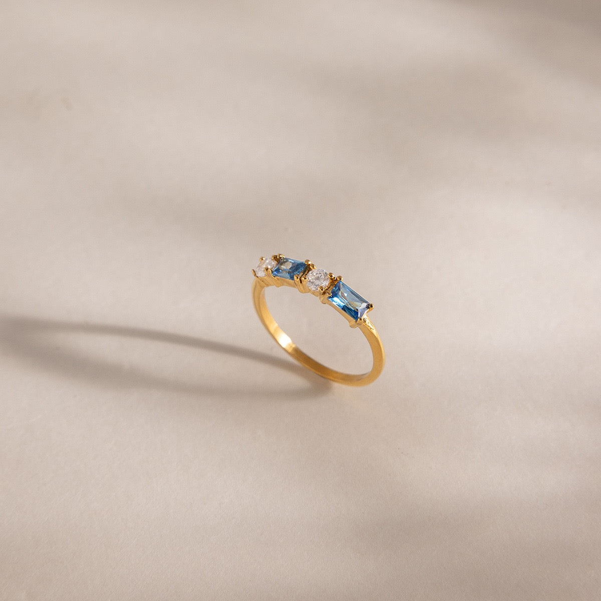 Blue band ring