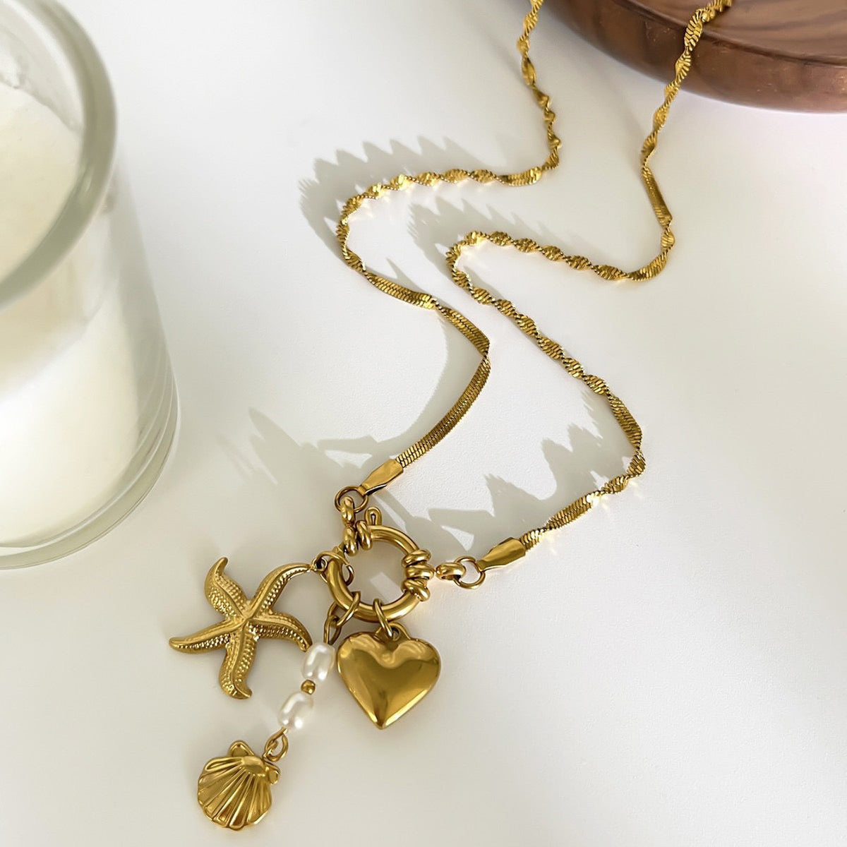 Summer Bondi charm necklaces