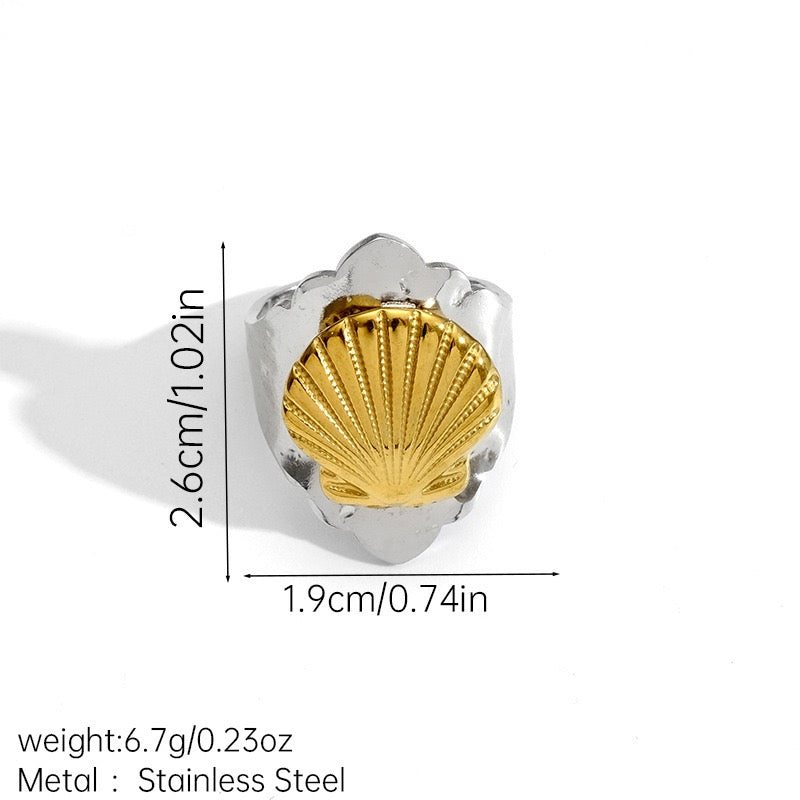 Two tones ocean rings