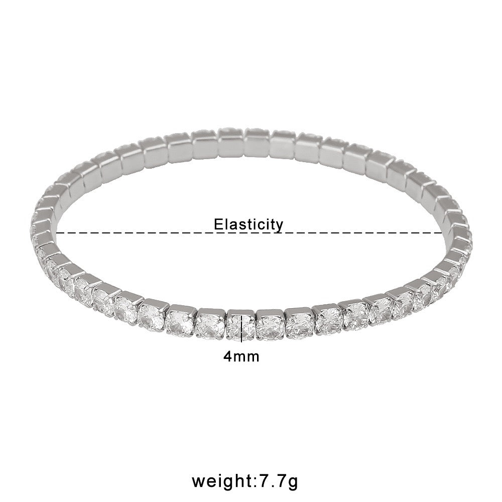 Tennis rock bracelets