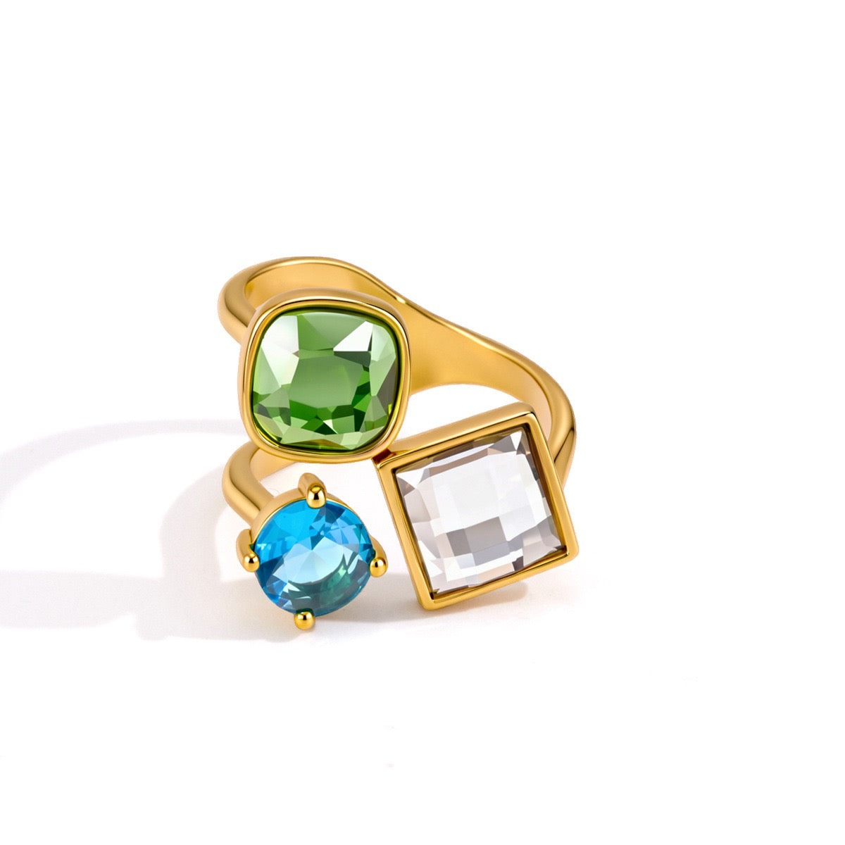 Emerald lake ring