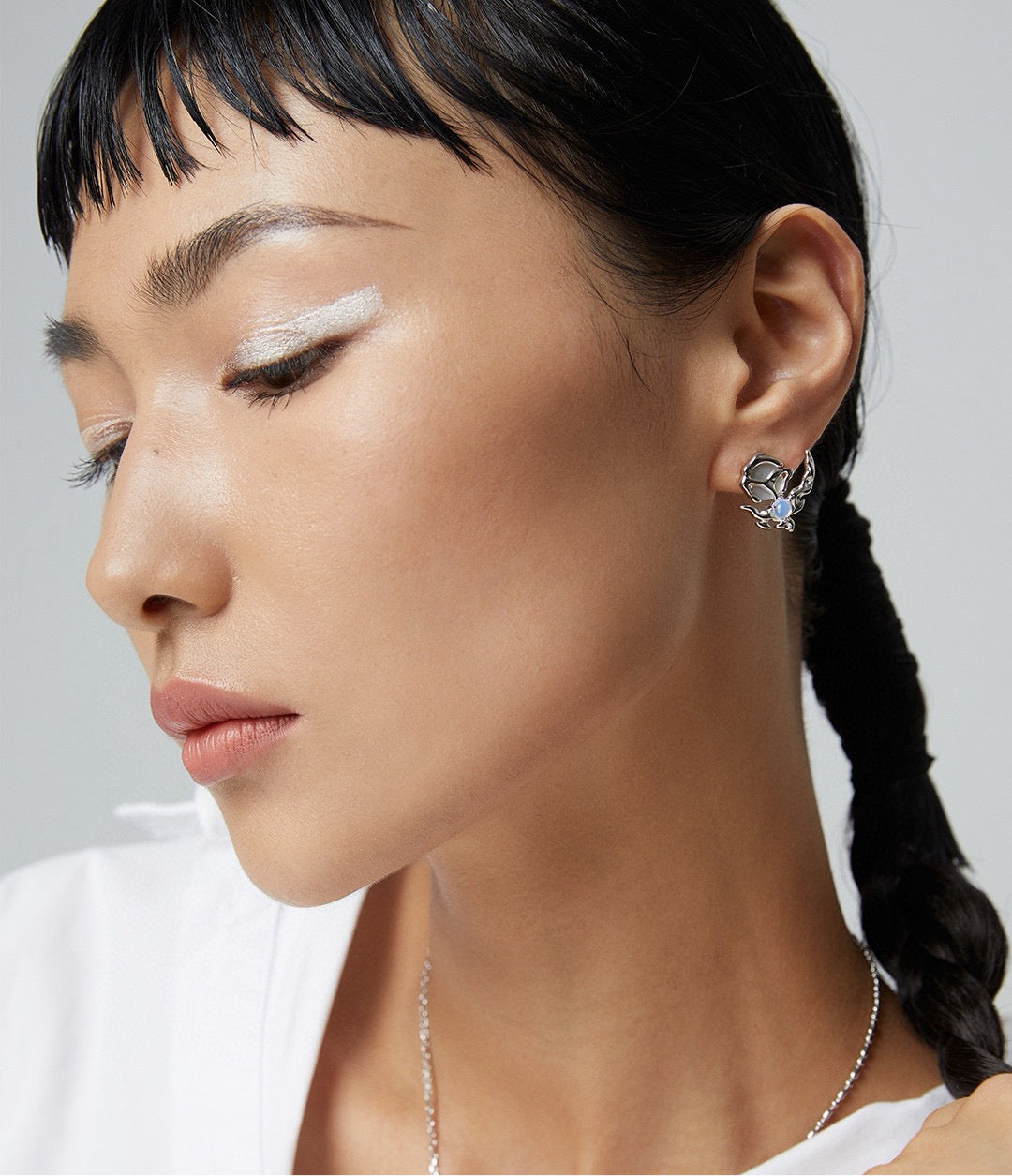 Moon stone dream set earrings