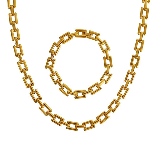 Square lock chains set