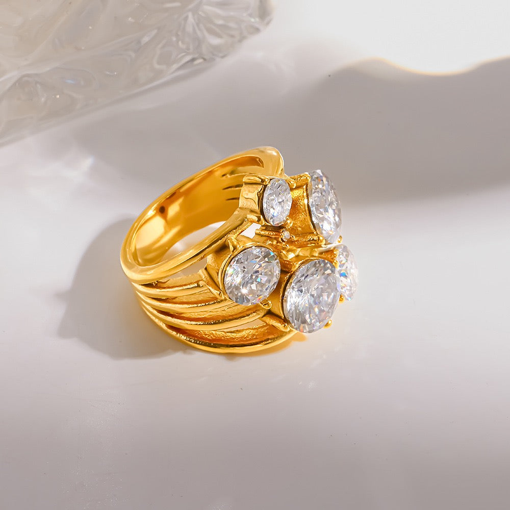 Valencia Zirconia Statement Ring