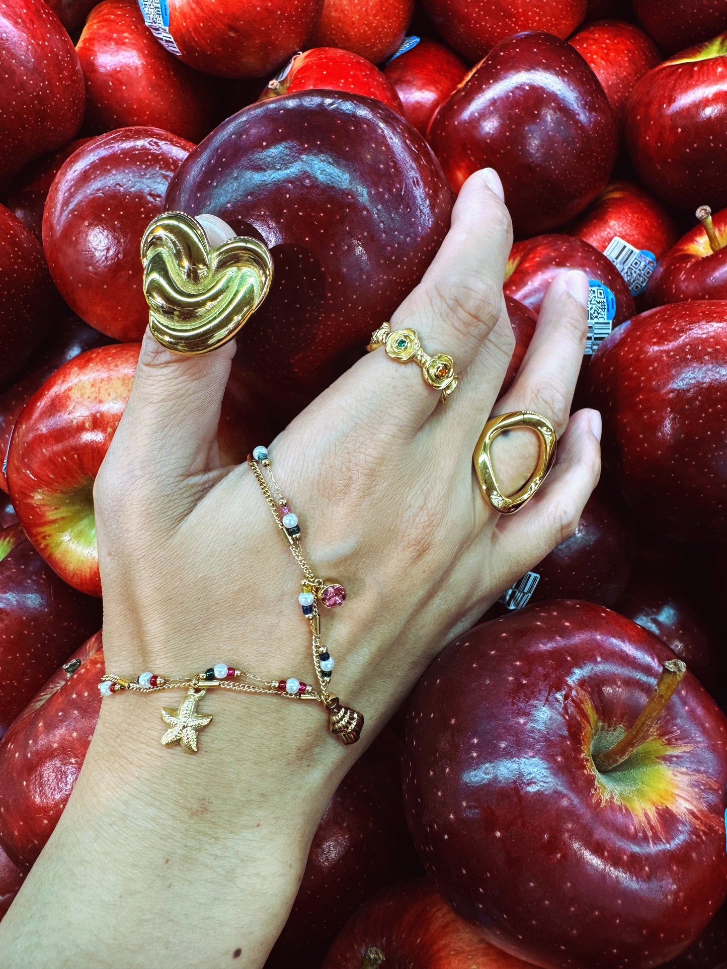 Anny Bondi rainbow charm bracelets collections