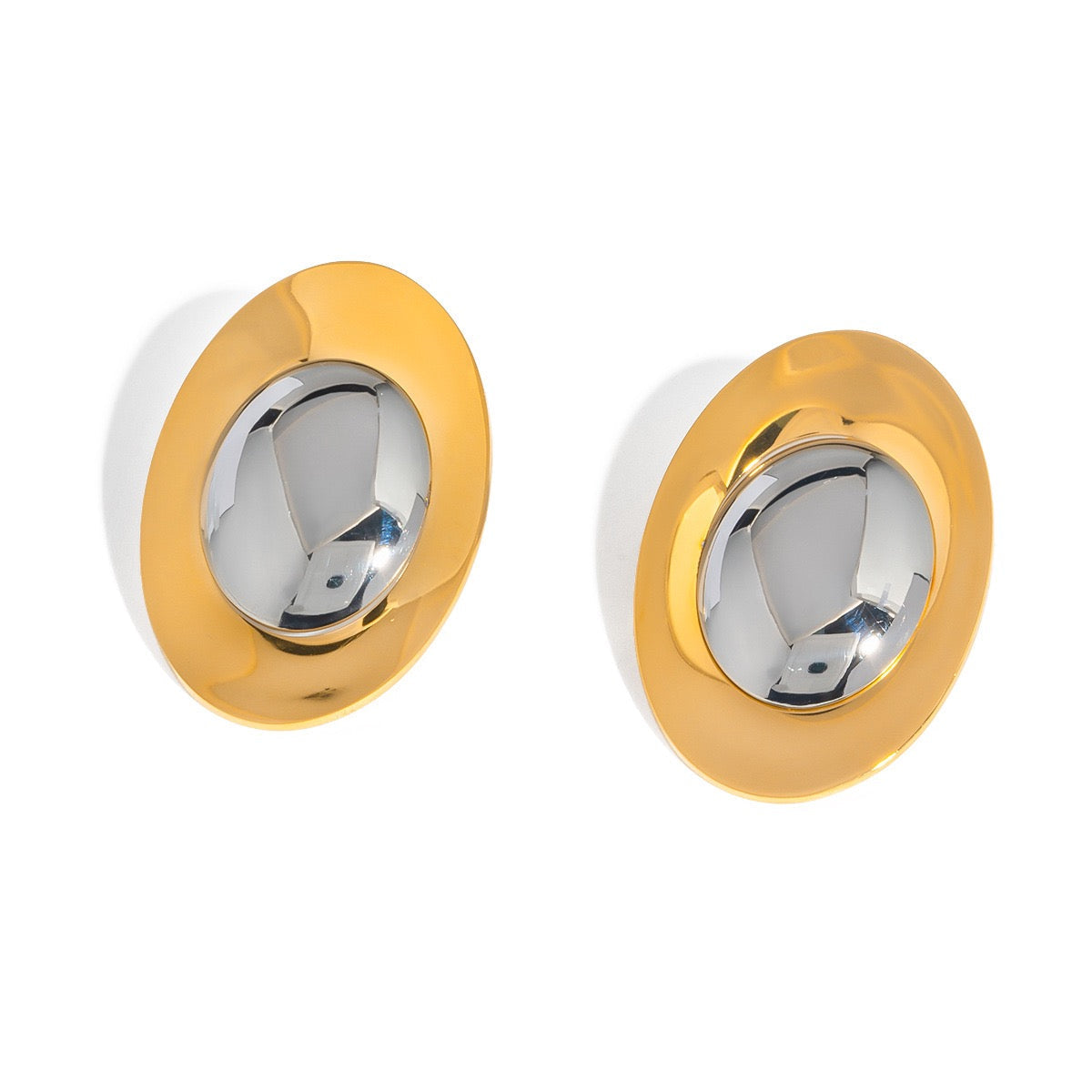 Texas square gate earrings