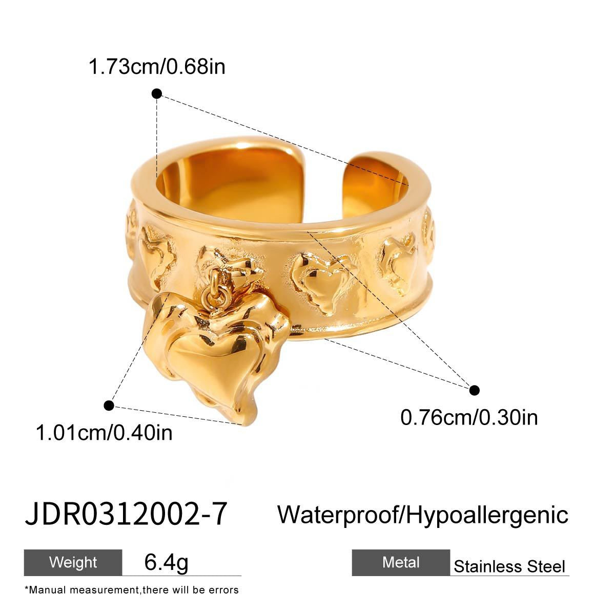 Celeste Heart Rings