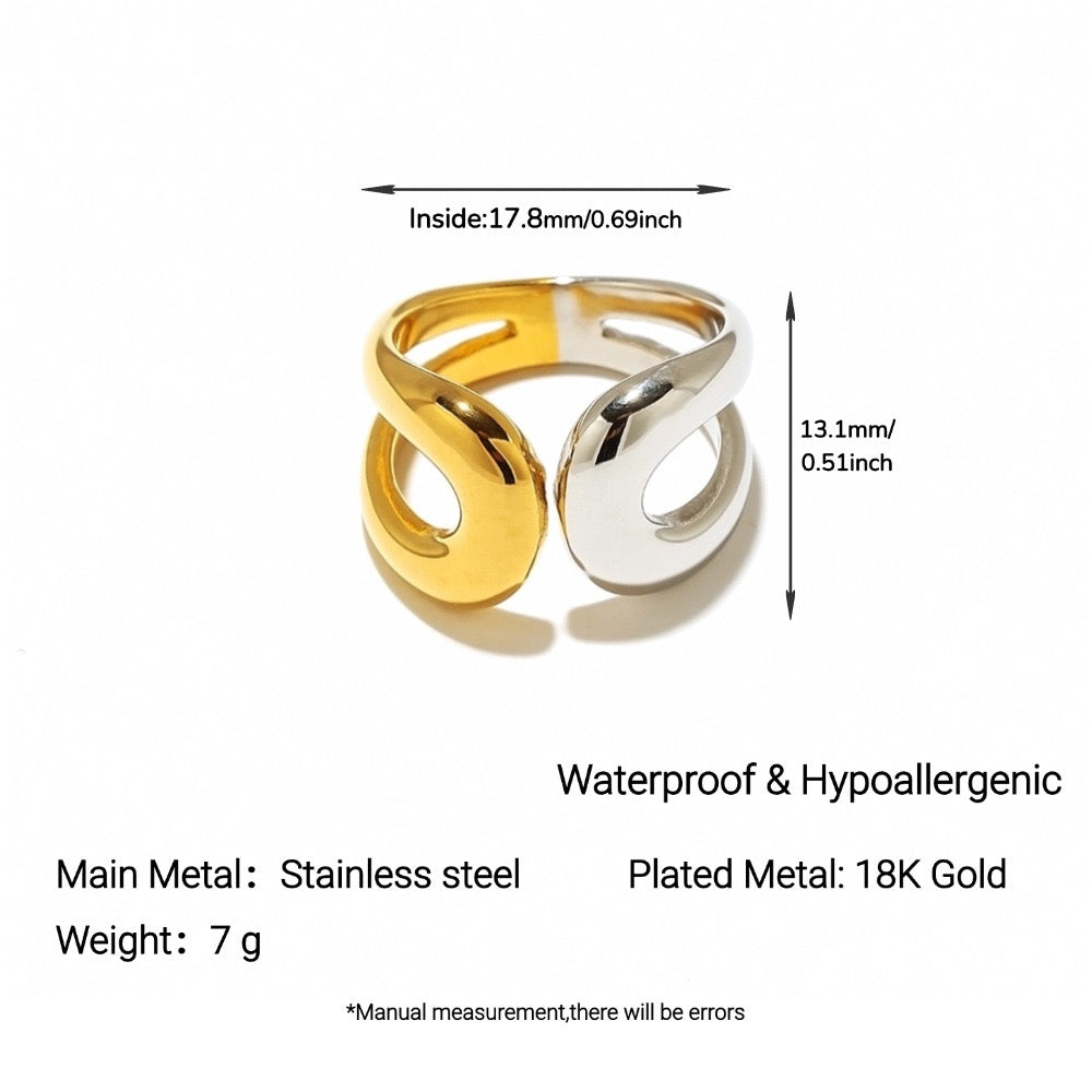 Two tones mix rings