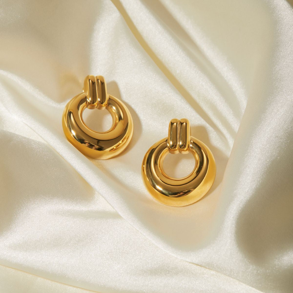 Louisa hoops abstract earrings