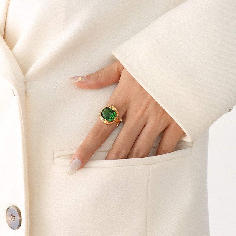 Valentina Emerald Rings