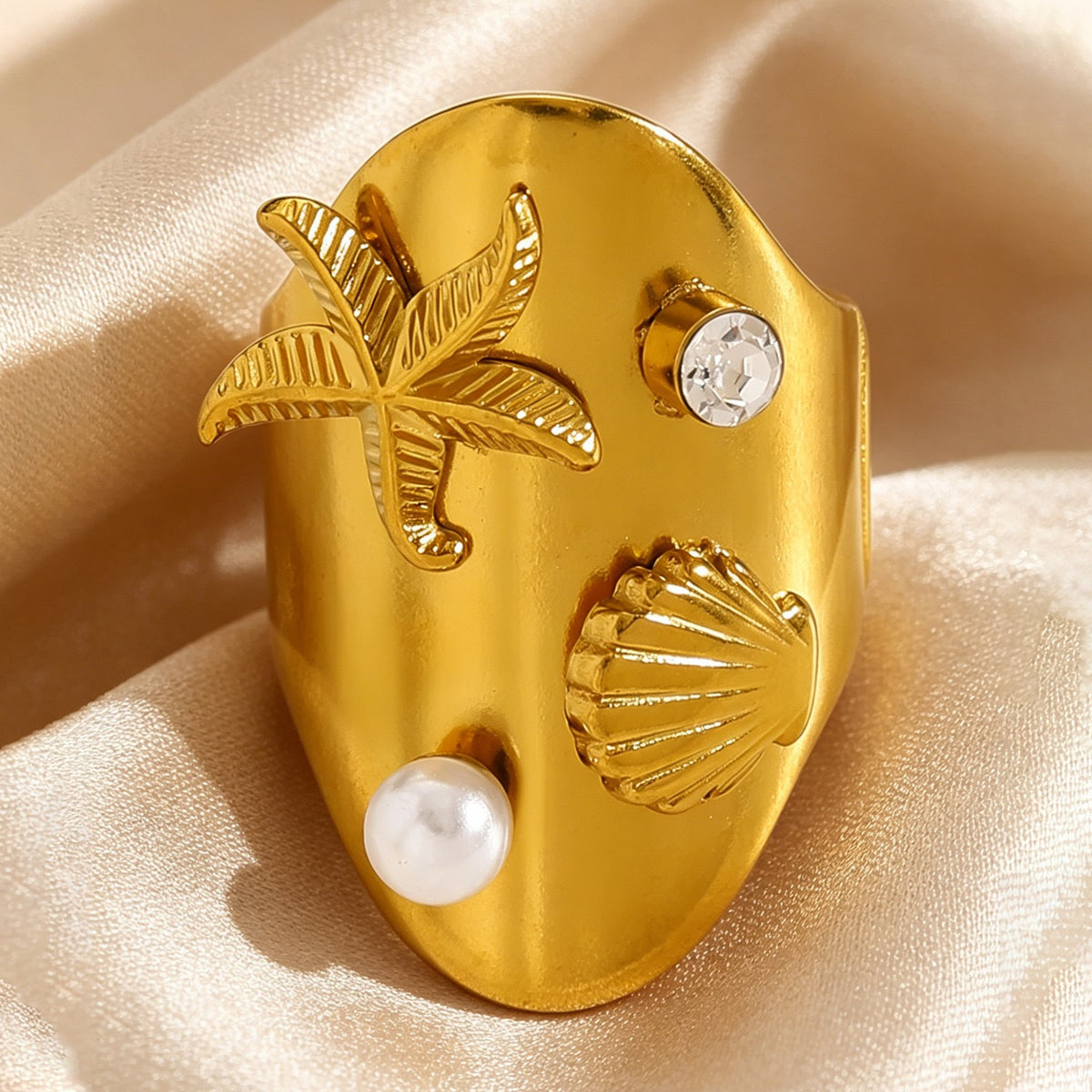 Pearly ocean starfish rings