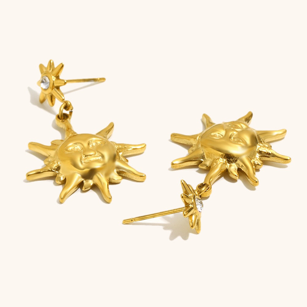 Sun earrings collection