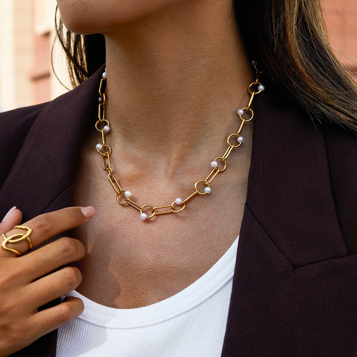 Green heart chain set