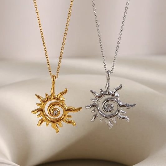 Zemmer sun necklace