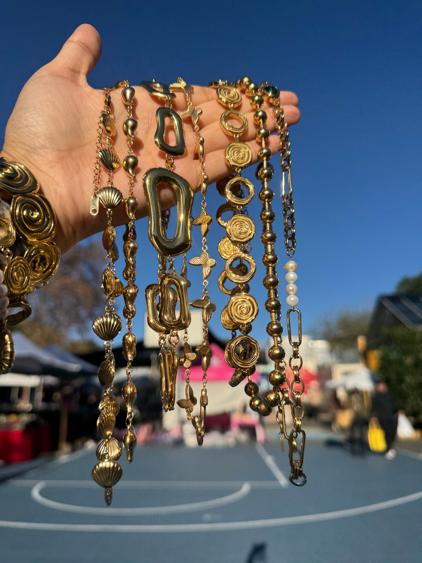 Green heart chain set