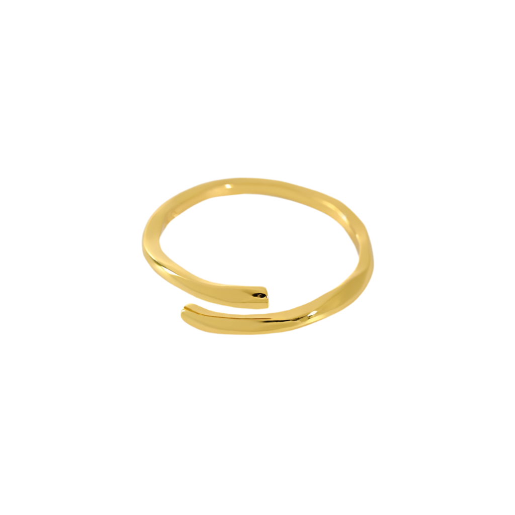 Sterling silver line ring