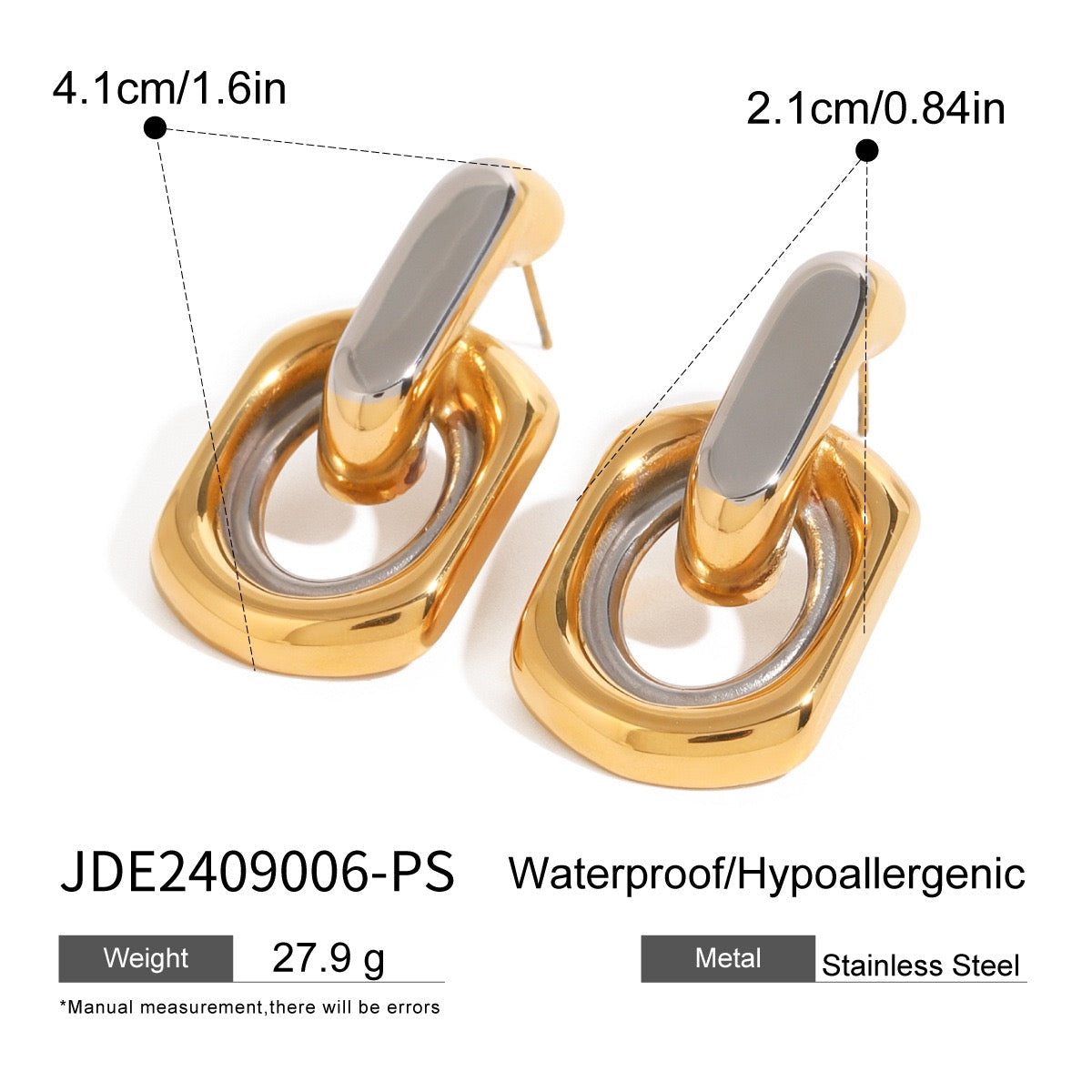 Louisa hoops abstract earrings