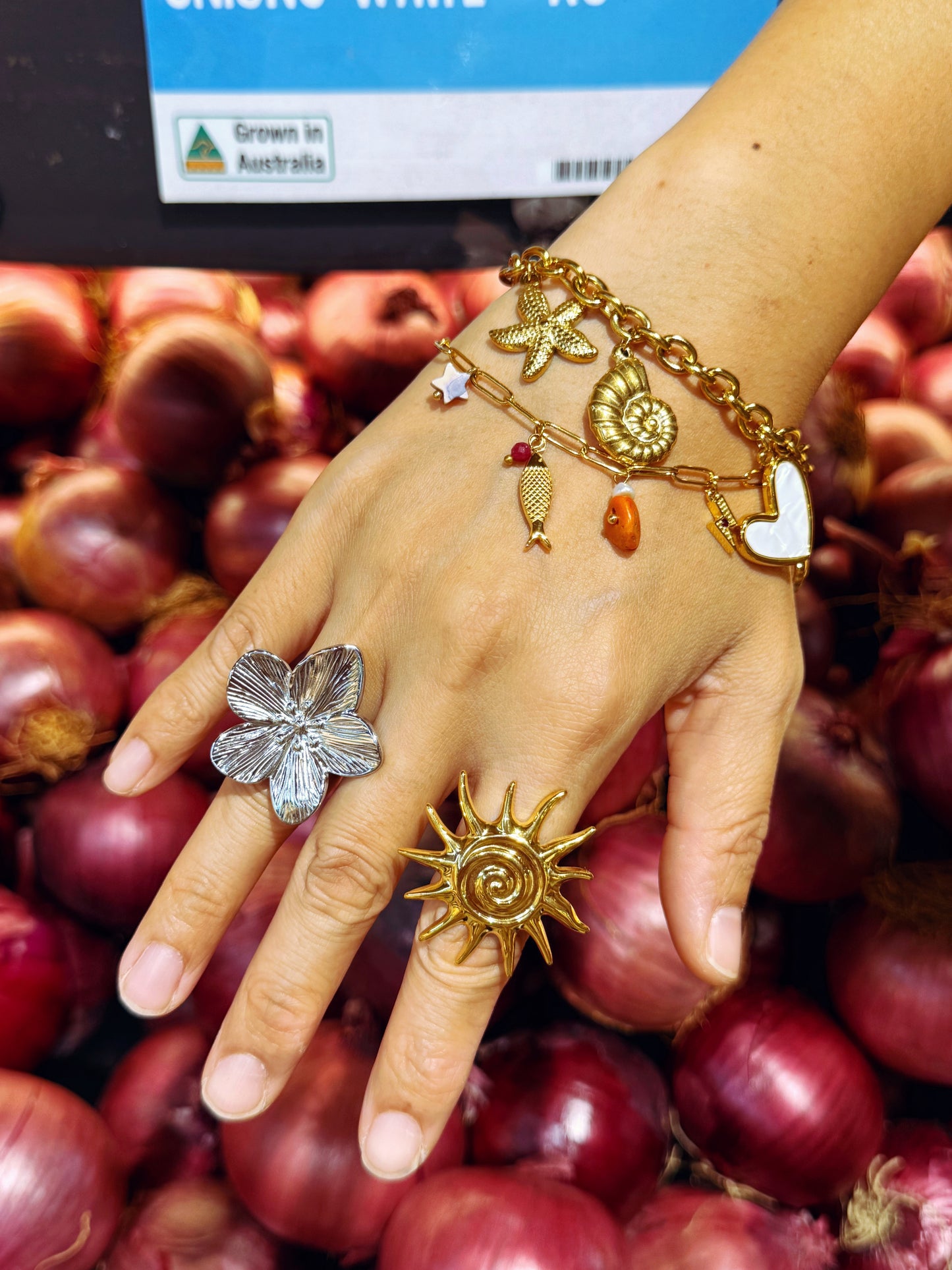 Bondi Katie ocean charm bracelet