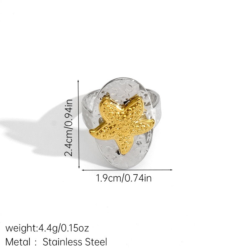 Two tones ocean rings