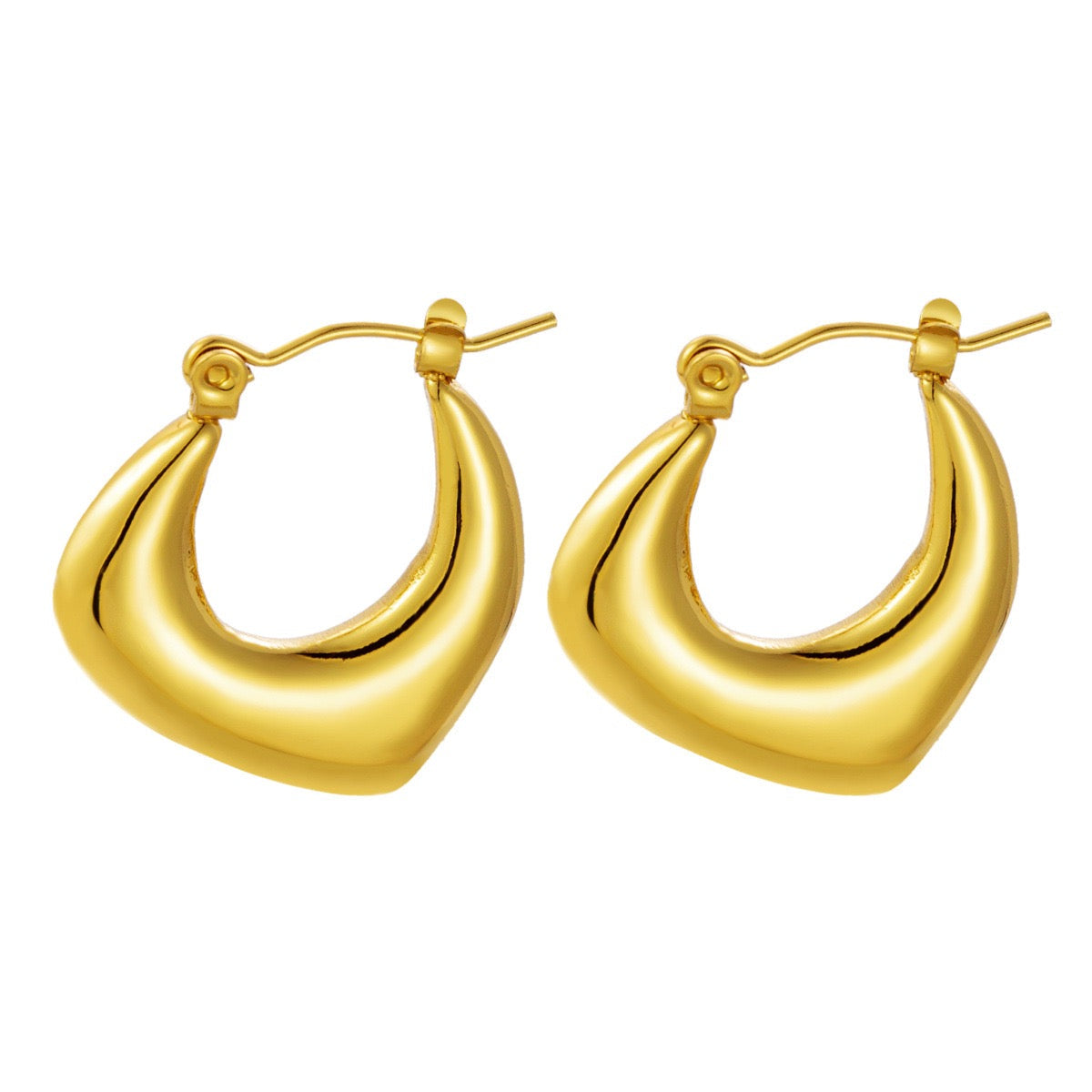Classic chubby hoops