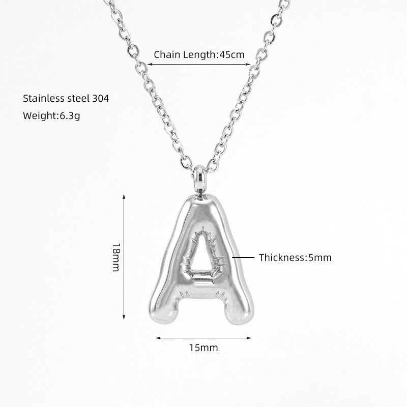 Alphabet name necklaces