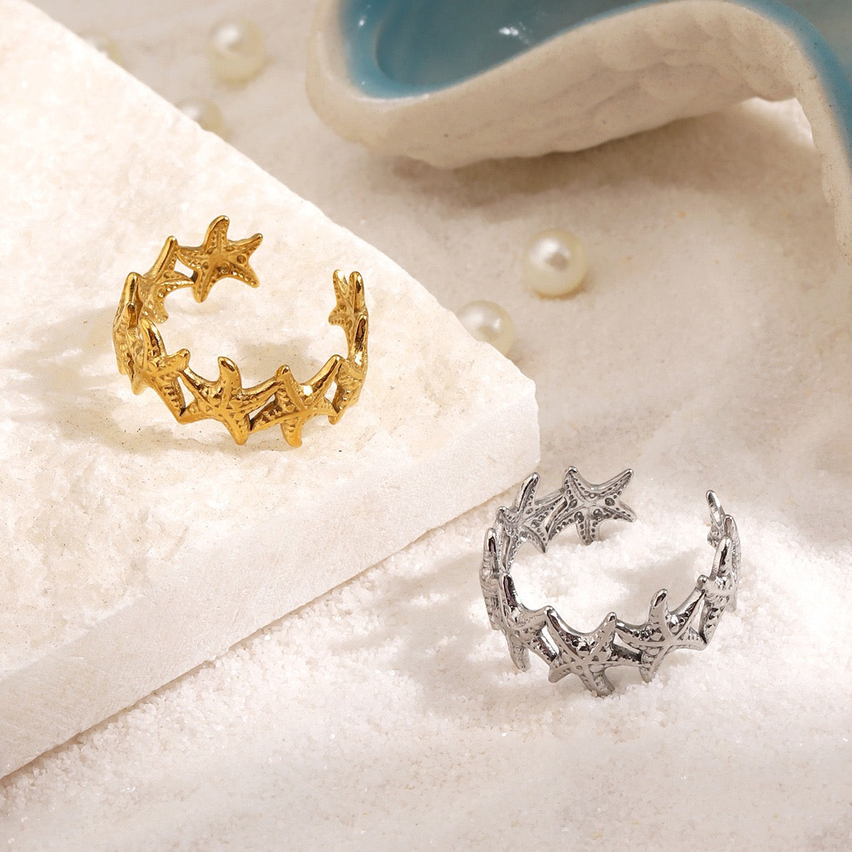 Glen classic dainty starfish earrings