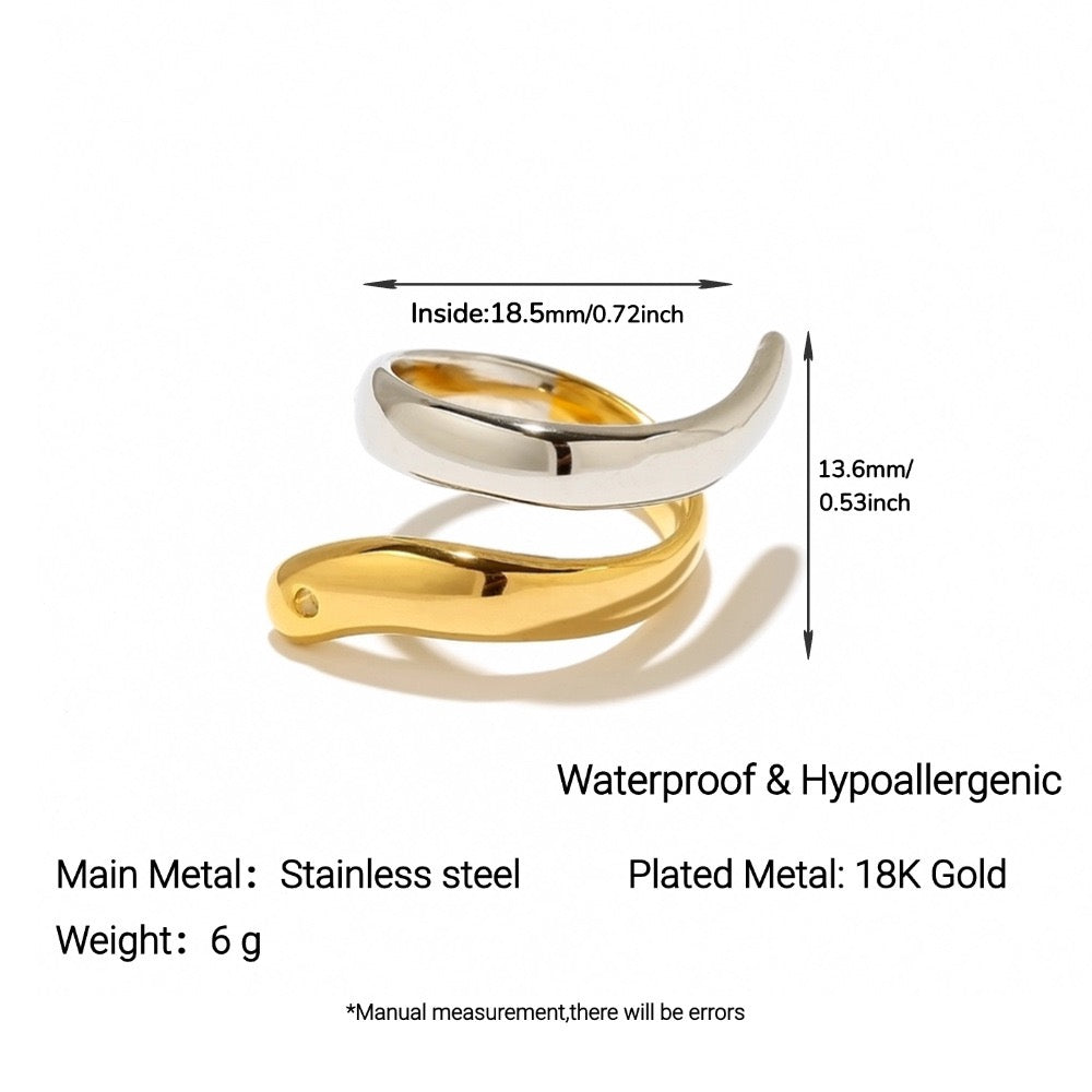Two tones mix rings