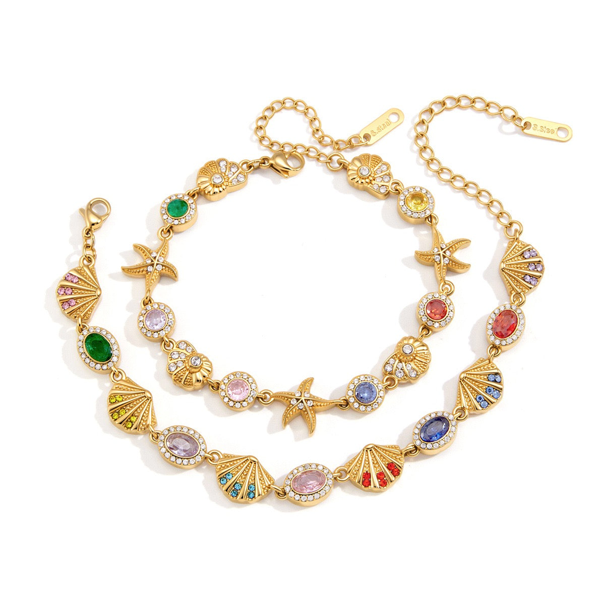 Rainbow ocean bracelets