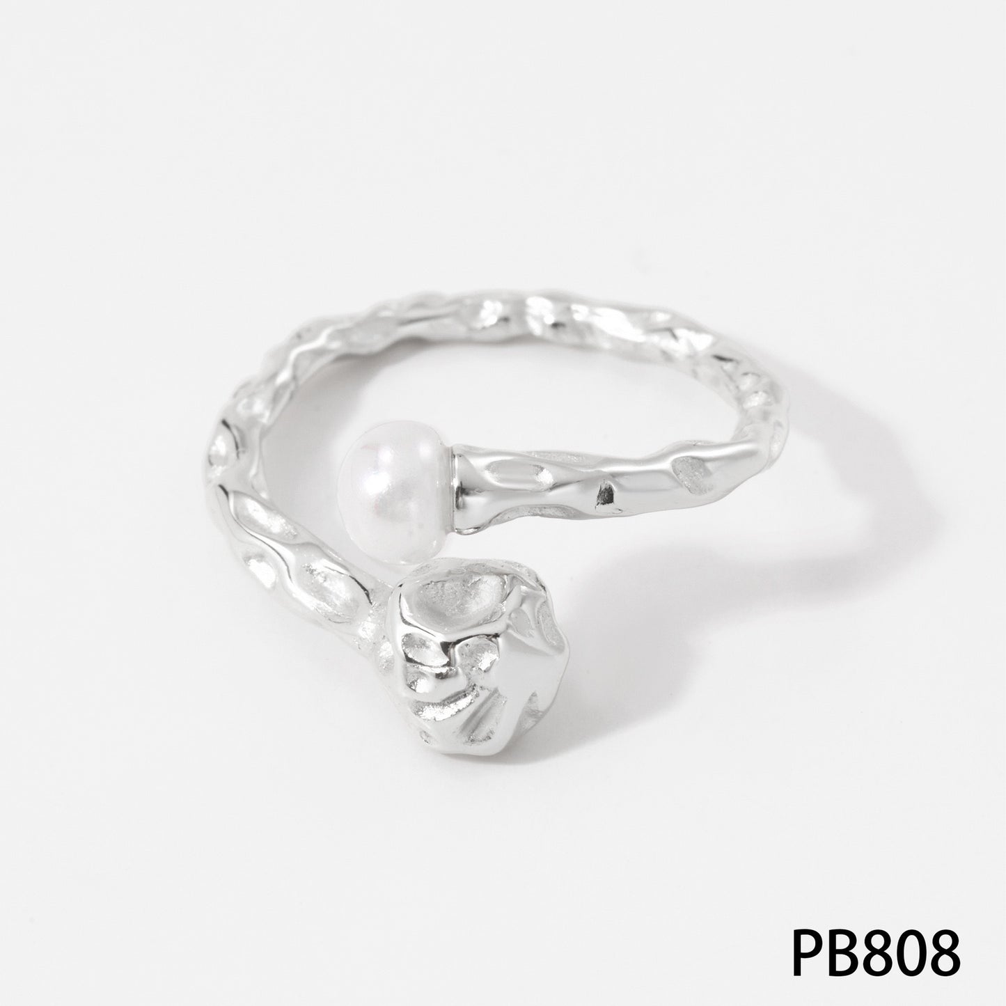 White pearly rings collection