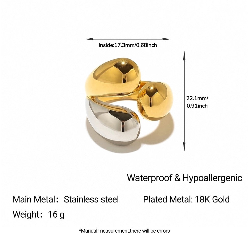 Two tones mix rings