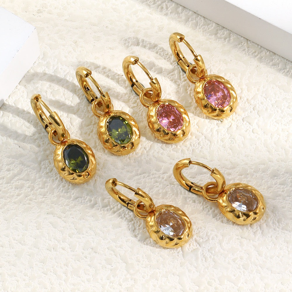 Sugar rock rainbow hoops
