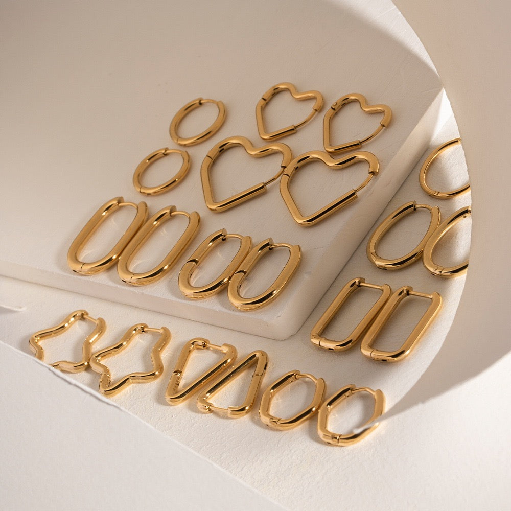 Classic shaped hoops