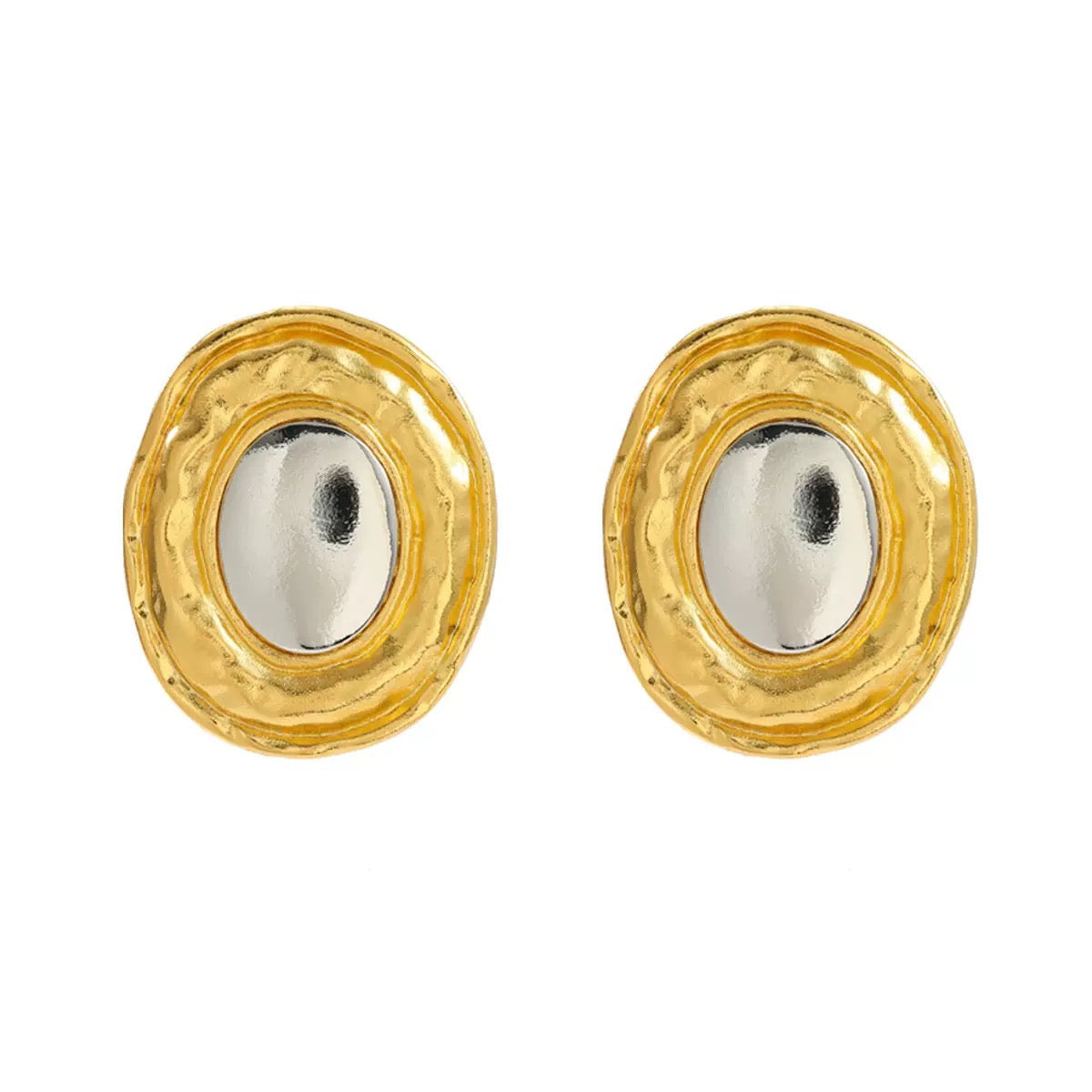 Texas square gate earrings