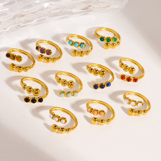 Lines of stars rings